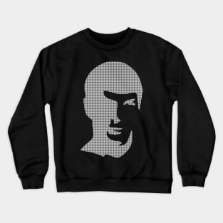 Illustration Of Cristiano Ronaldo Face Crewneck Sweatshirt